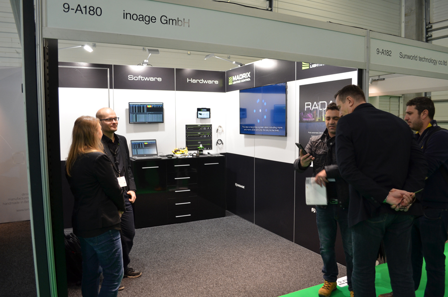 The Inoage booth at ISE 2020