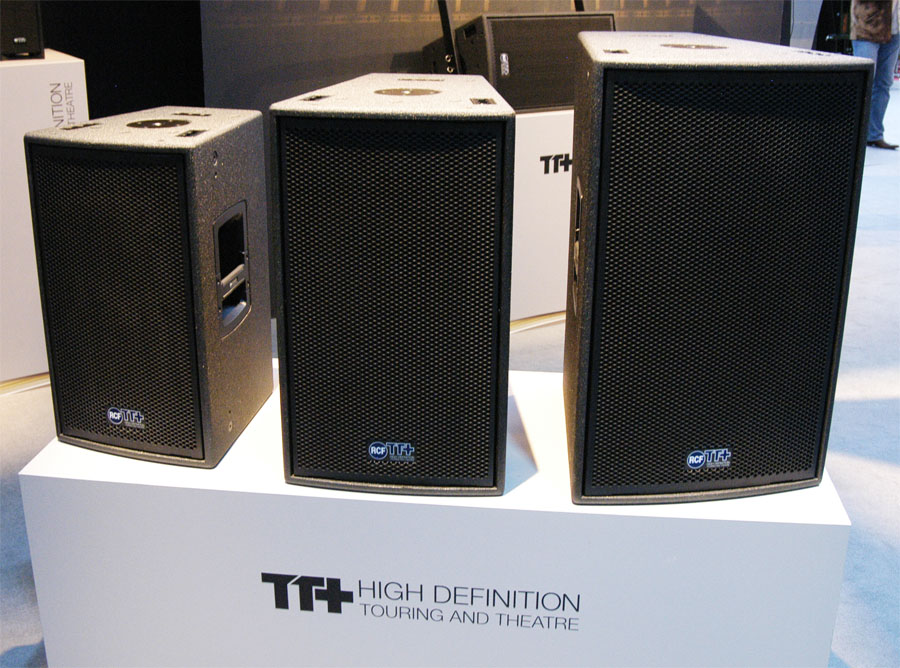De gauche à droite les nouveaux modèles TT1-A, 2-A et 5-A (136 dB SPL max).