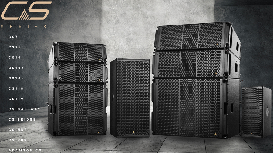 Adamson Launches CS-Series of Powered Speakers, Soft & Rack Systems ...