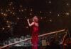 Robert Juliat Dalis footlights enhance the glamour of RAYE’s tour with Thomas Edwards’ lighting design